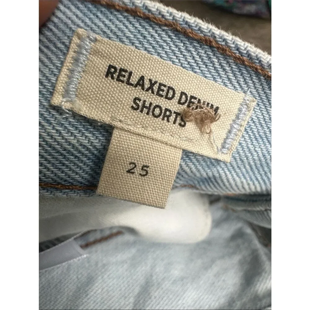 Madewell Relaxed Denim Shorts 25 - Picture 7 of 8